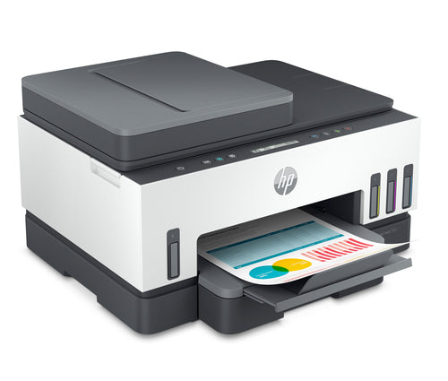 HP Smart Tank 7305e All-in-One, Color, Printer for Home and home office, Print, Scan, Copy, ADF, Wireless, 35-sheet ADF; Scan to PDF; Two-sided printing HP Smart Tank 7305e All-in-One, Color, Printer for Home and home office, Print, Scan, Copy, ADF, Wireless, 35-sheet ADF; Scan to PDF; Two-sided printing